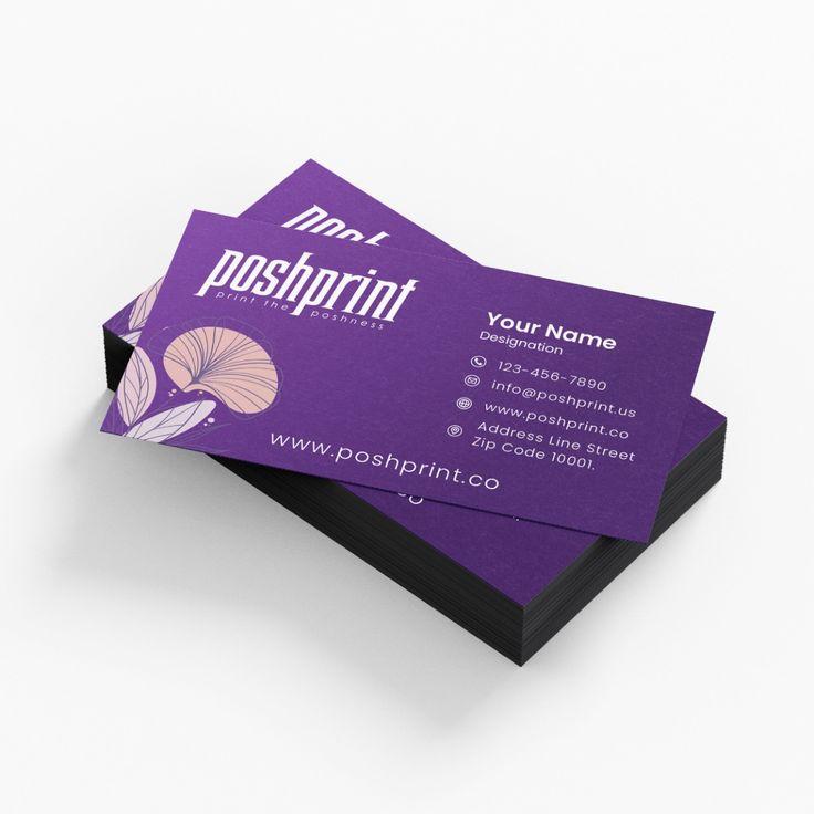 Velvet Touch (Suede) Business Cards's image - Posh Print. | https://poshprint.co/