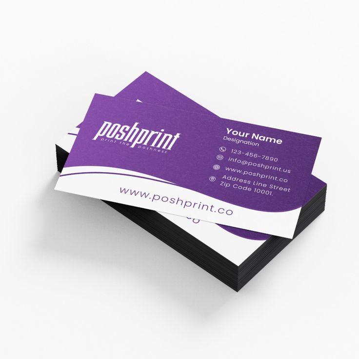 Ultra Thick Painted Edge Business Cards's image - Posh Print. | https://poshprint.co/